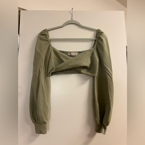 Tops - Green Crop Top